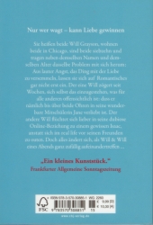 Rückcover John Green & David Levithan - Will & Will